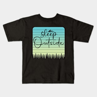 Serenity in Nature: Sleep Under the Sunset Kids T-Shirt